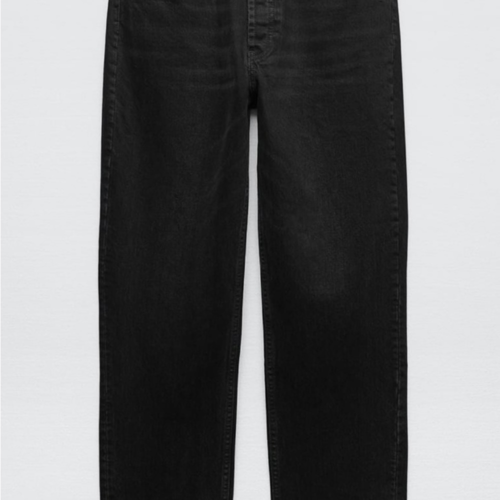ZARA TRF Straight Jeans NWOT - Picture 3 of 4